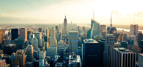 Image of New York City skyline as a example of a Member Host Program destination.