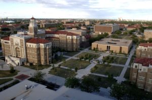 Texas Tech University from the air