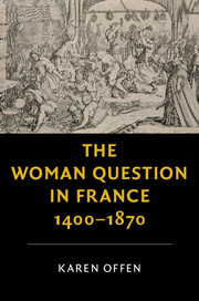 Jacket of Woman Question in France by Karen Offen